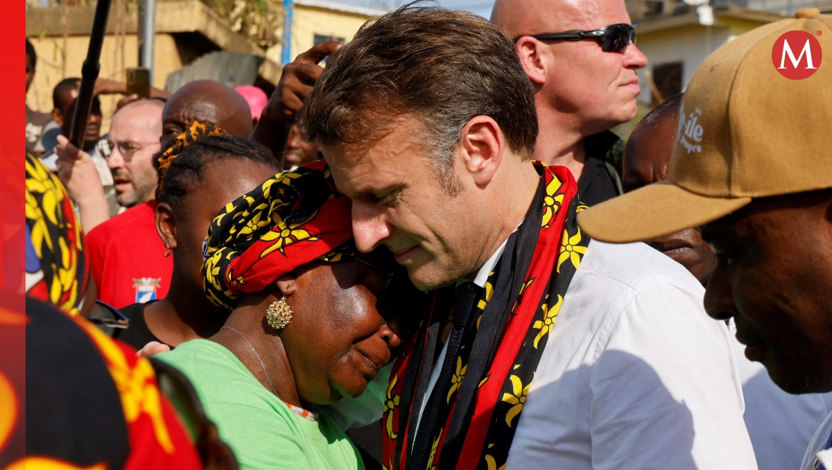 Emmanuel Macron visitó Mayotte, la región más pobre de Francia. | AFP
