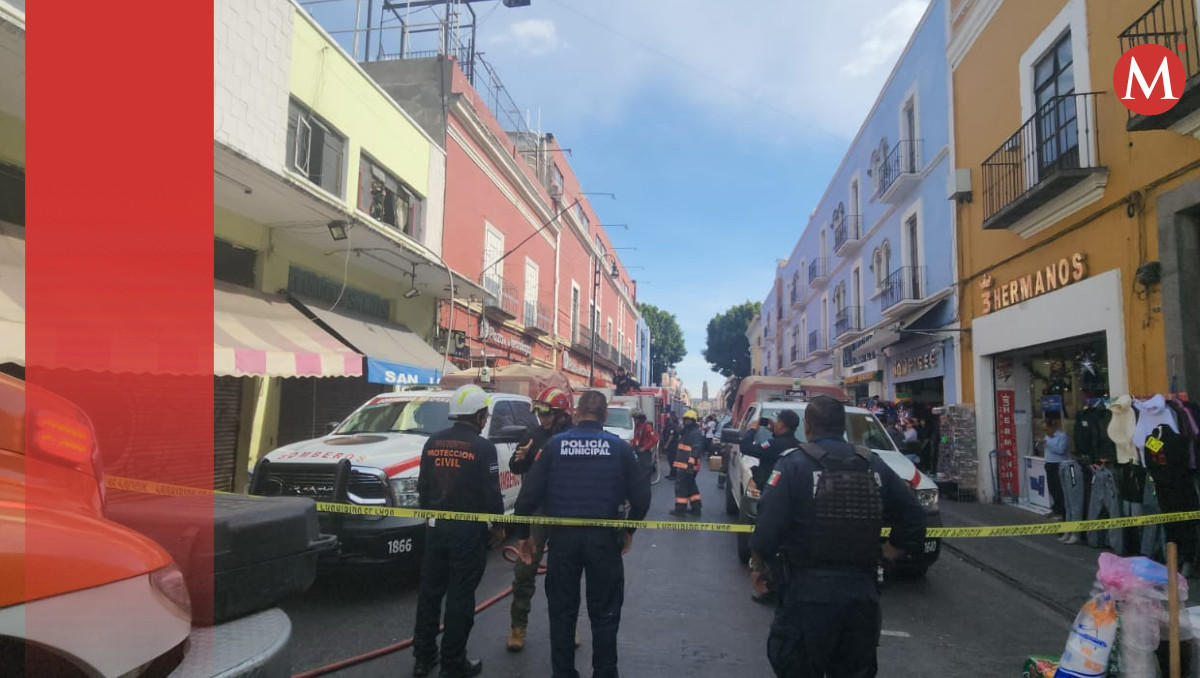 Incendio en Centro Histórico de Puebla | David Meléndez