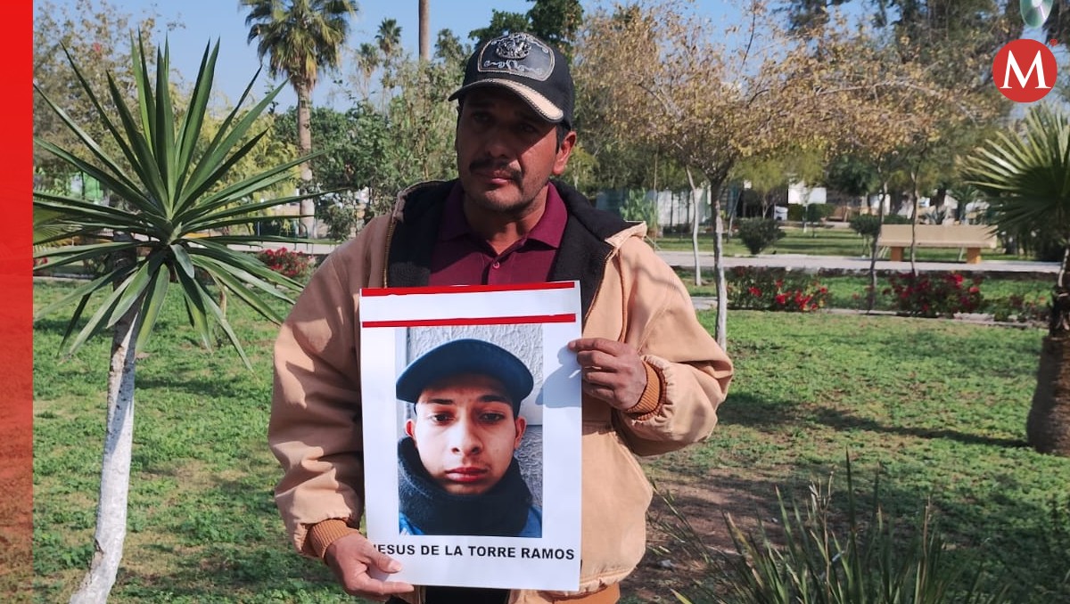 Jesús de la Torre Goitia, padre del joven de 21 años desaparecido en Torreón (Especial)
