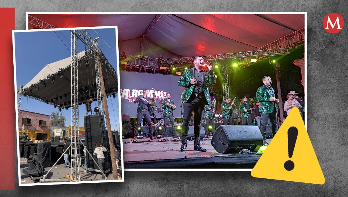 Por el montaje de escenarios del festival Como la Laguna Ninguna, cierran calles. | Especial