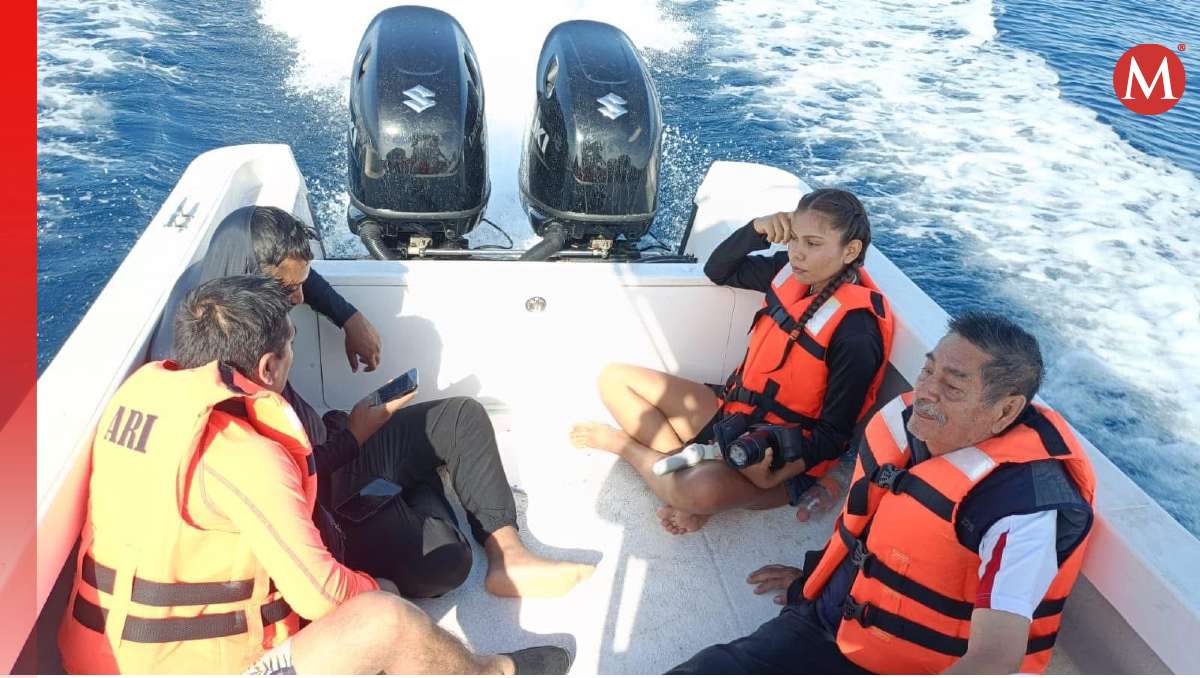 Turistas fueron rescatados con vida mar adentro del destino turístico de Puerto Escondido. | Foto: especial