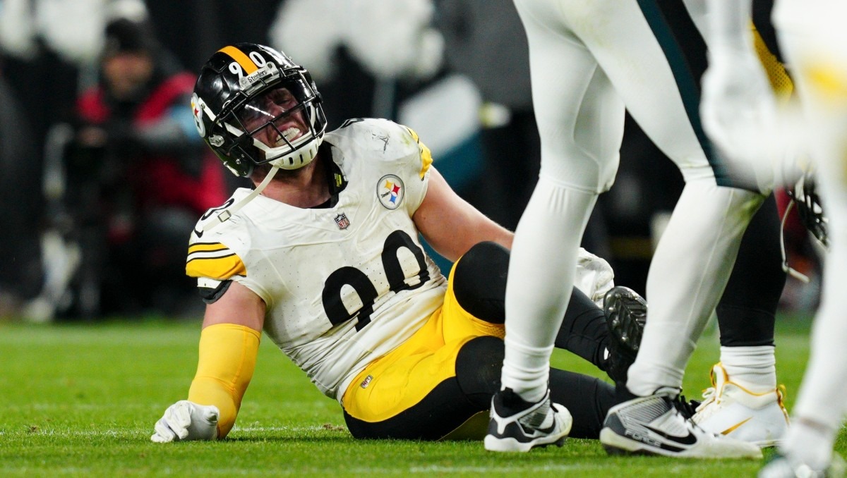 T.J. Watt de los Steelers podría jugar ante Ravens a pesar de lesión en el tobillo (AP)