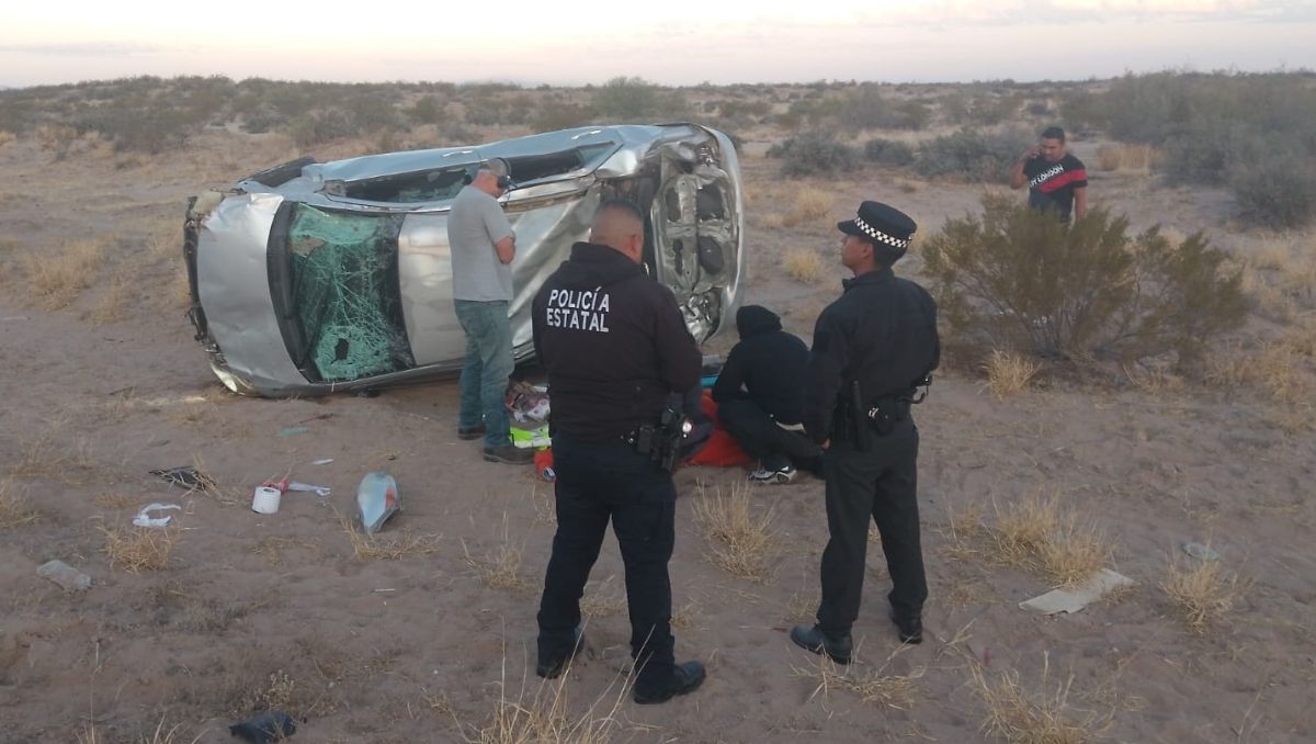 Incidente vial en carretera de Coahuila. | Especial