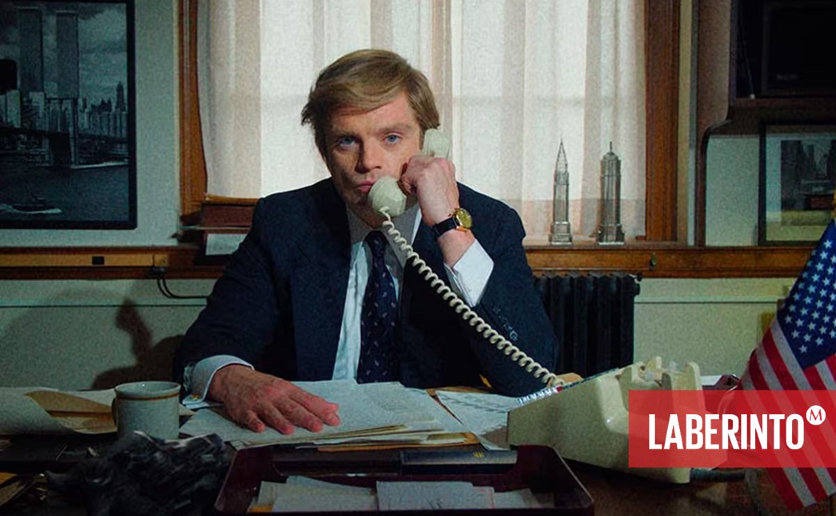 Sebastian Stan como Donald Trump en la película 'El aprendiz'. (IMDb)