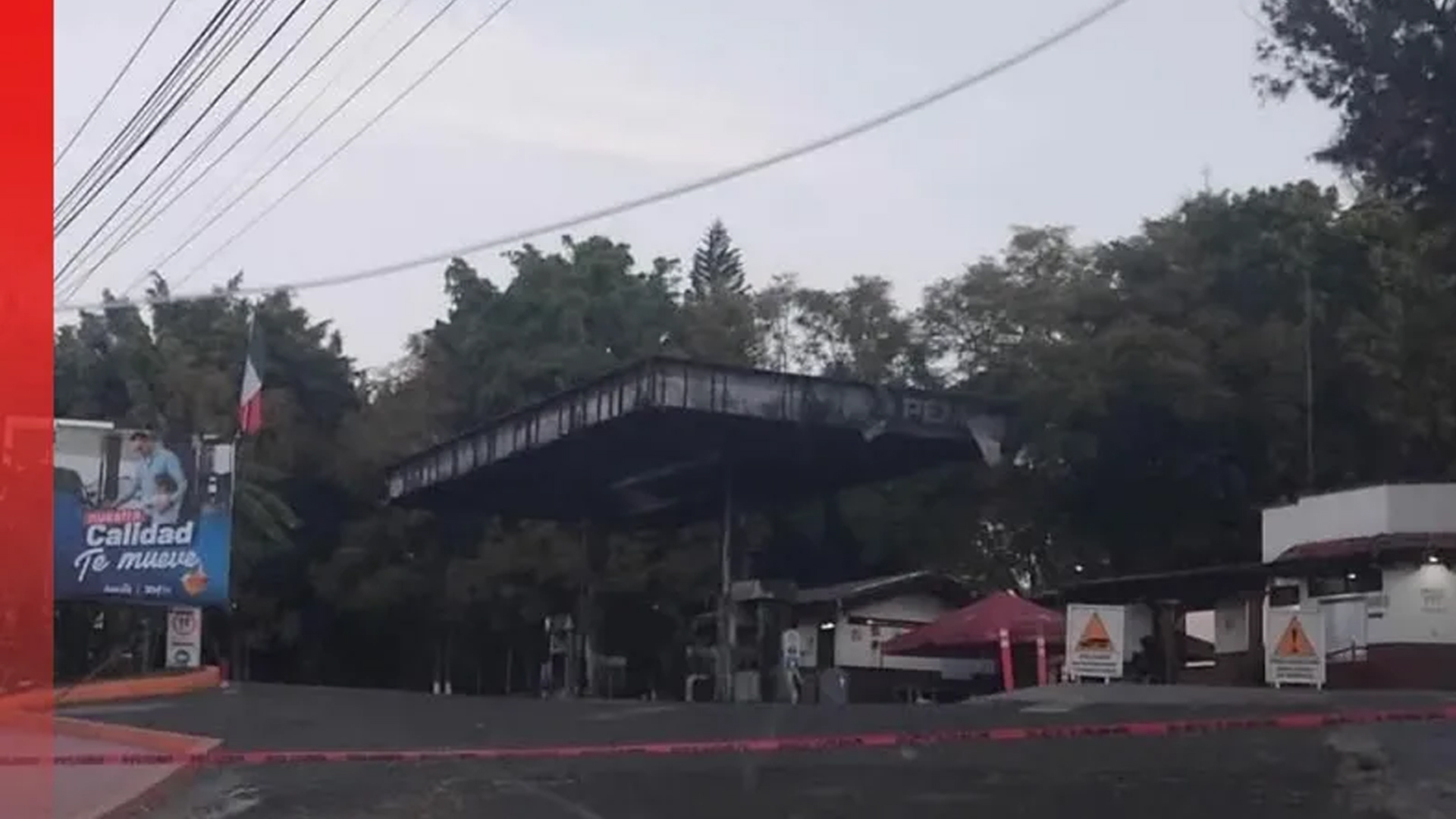 Grupos criminales incendian gasolinera y un Oxxo en Cuitzeo, Michoacán