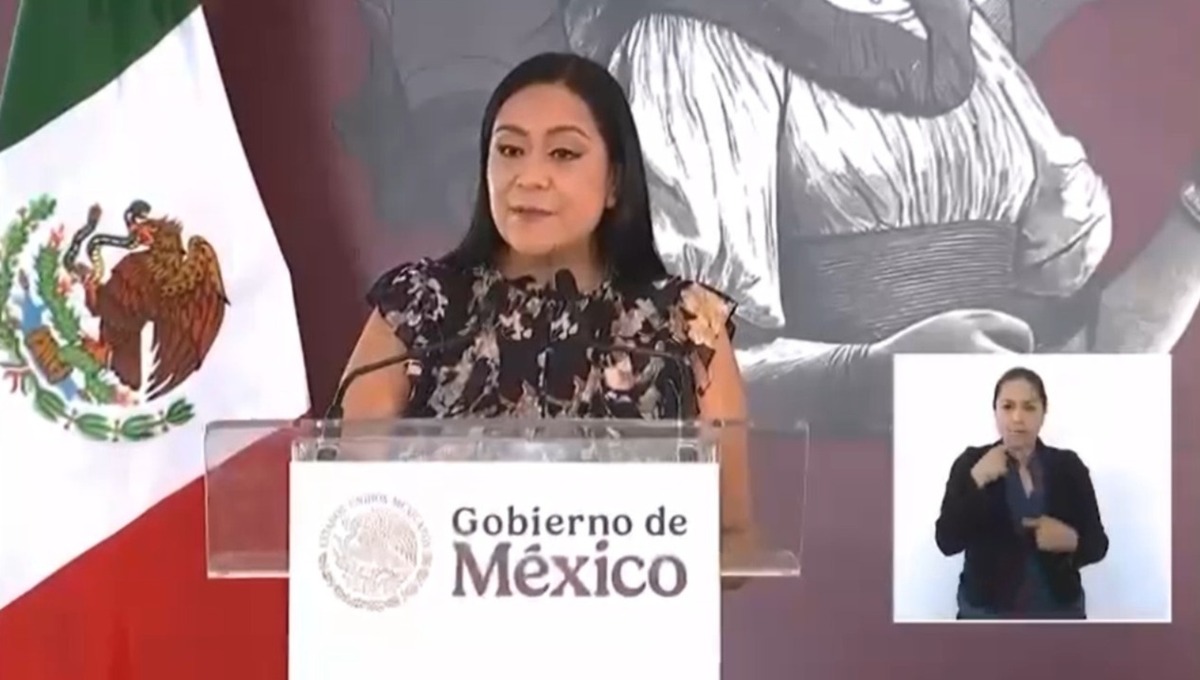 Ariadna Montiel, secretaria del Bienestar. | Especial