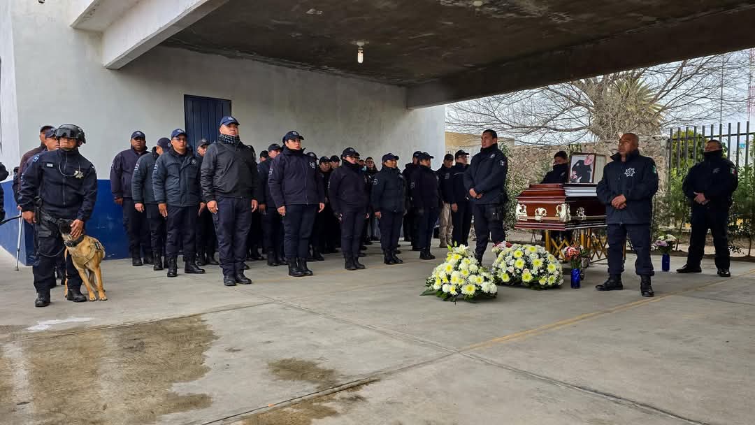 Despiden a mujer policía fallecida en accidente en Hidalgo