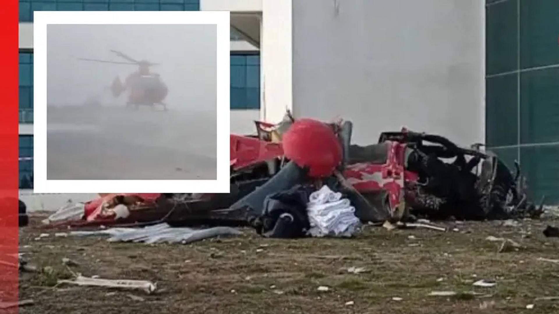 Helicóptero choca contra hospital en Turquía y mueren cuatro personas