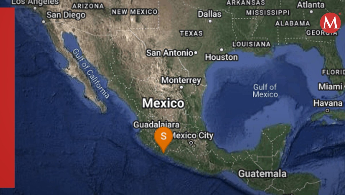 Temblor se siente en La Mira, Michoacán | X: @SSNMexico