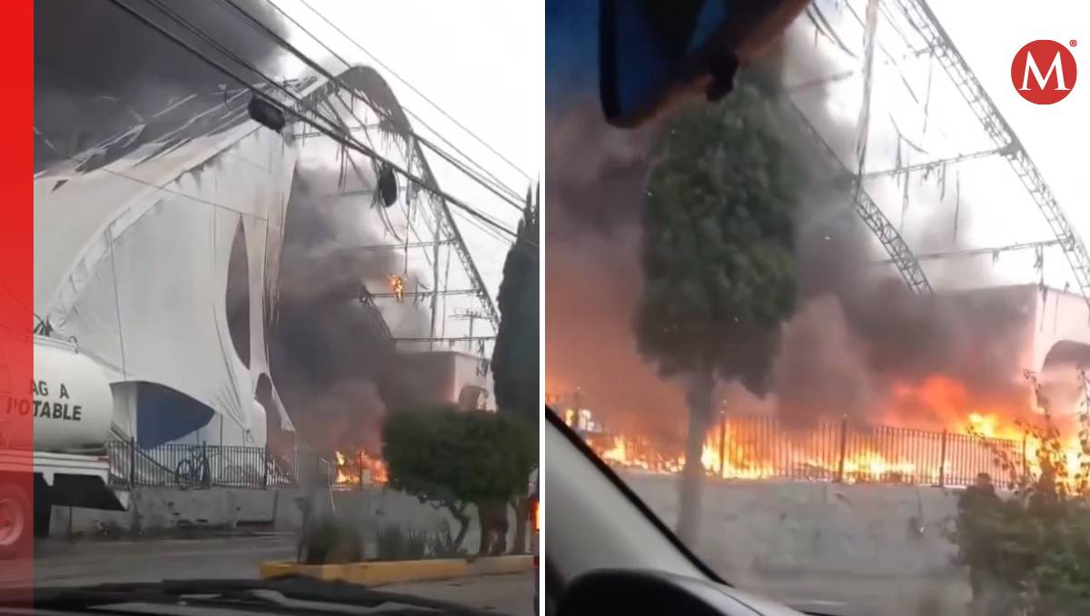 EL bazar navideño se ubicaba en la Plaza Cívica Tratados de Teoloyucan. Foto: (Especial)