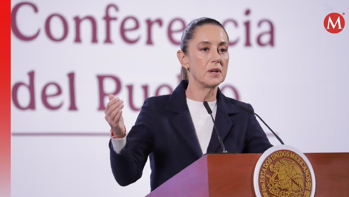 Conferencia de prensa matutina desde el Salón de Tesorería de la presidenta Claudia Sheinbaum. | Ariel Ojeda