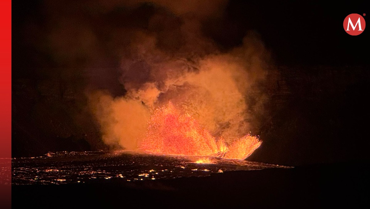 La erupción del Kilauea se produjo en el cráter Halema'uma'u. | EFE