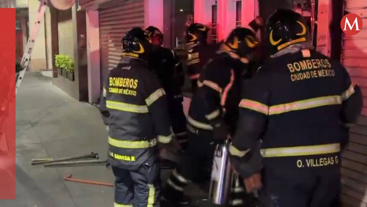 Un incendiose registró la mañana de este lunes en la pastelería La Gran Vía, en Polanco (Especial)