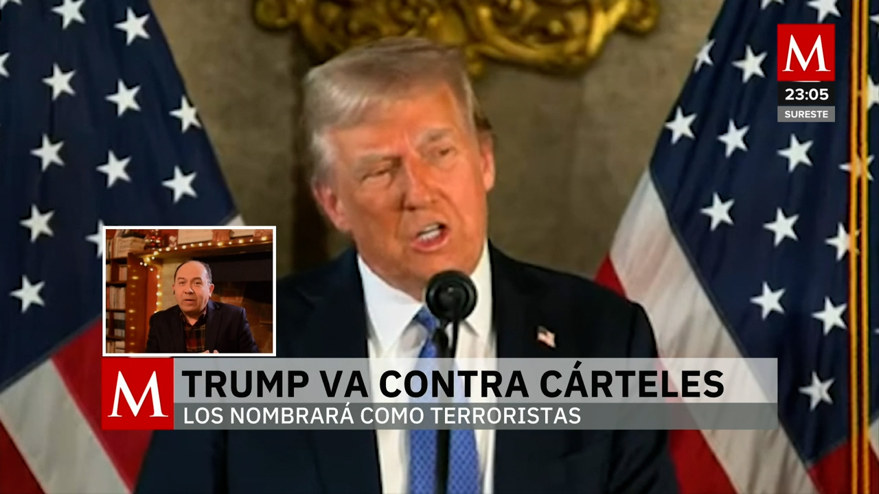 Trump amenaza con tratar a los cárteles como grupos terroristas y realizar operaciones desde México