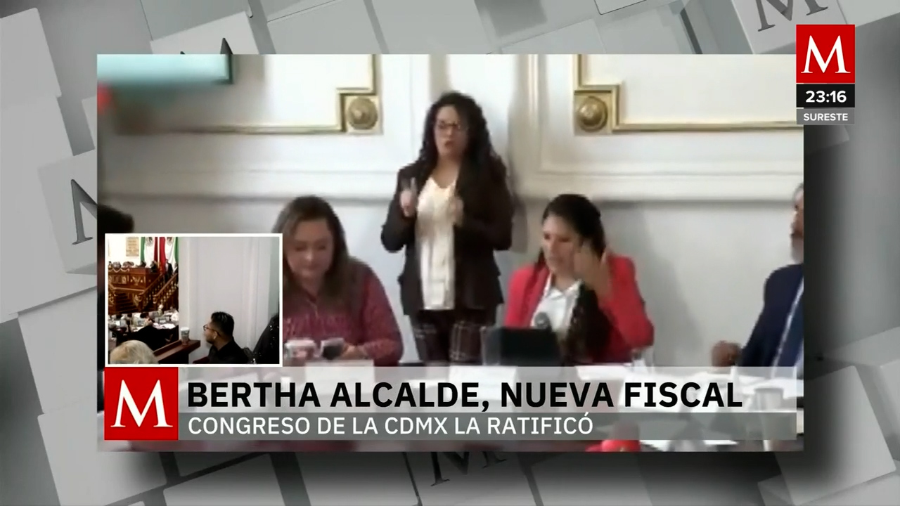 Bertha Alcalde Luján asume como titular de la Fiscalía General de Justicia en CdMx