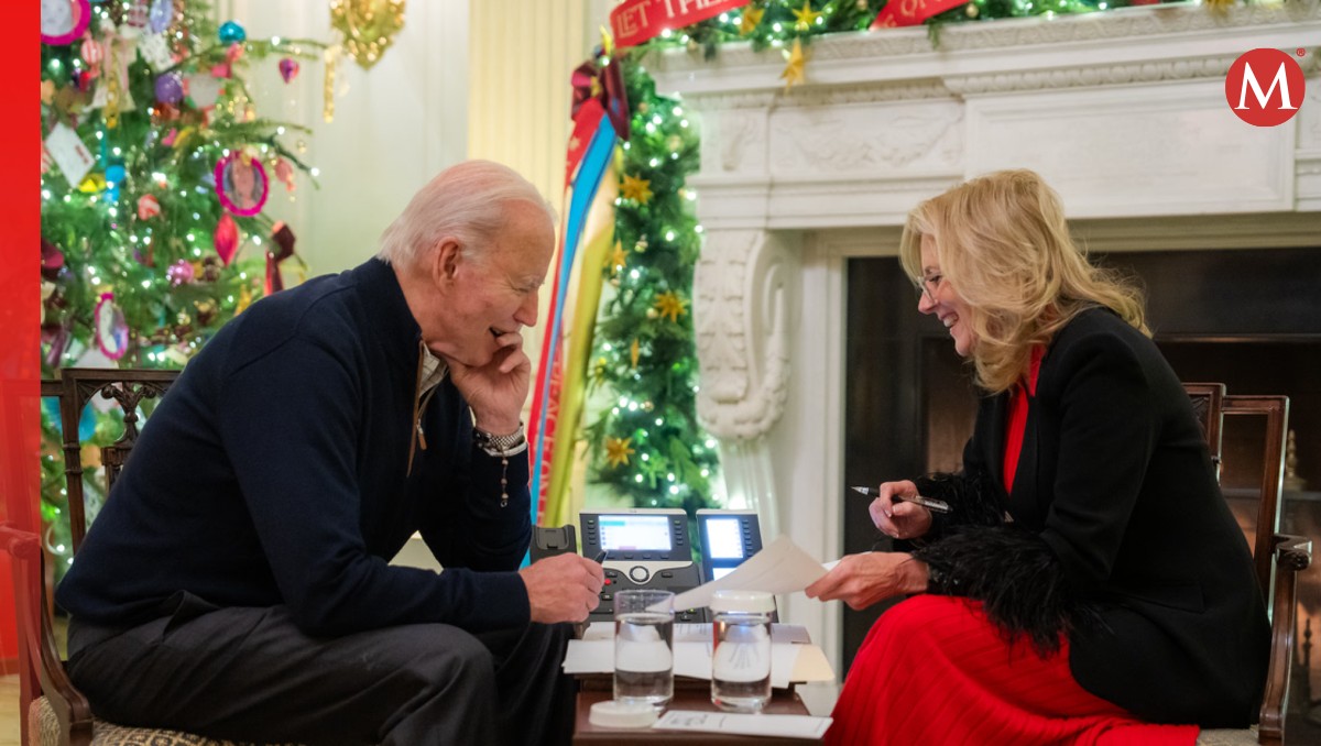 Joe Biden da mensaje de Navidad. (@POTUS)