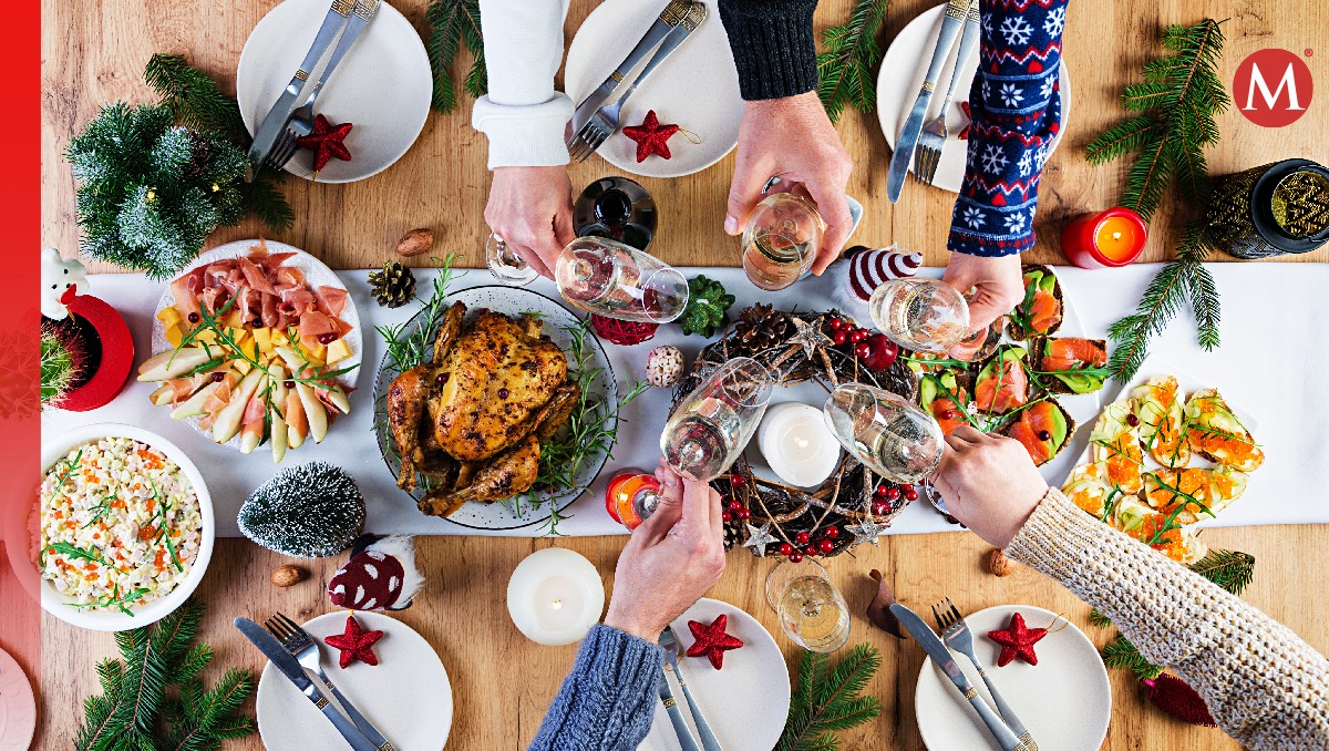 Los mexicanos consideran que hay un exceso en alimentos durante la cena navideña. | Freepik