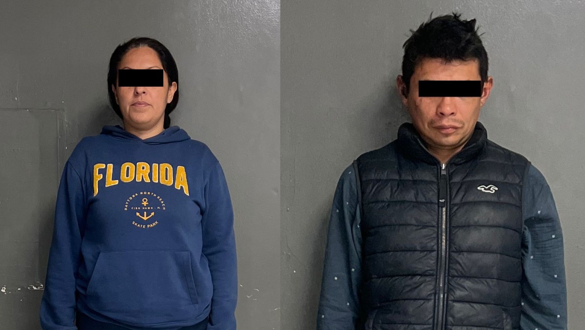Los detenidos fueron identificados como Ezequiel Eduardo, de 35 años, y Sandra Edith. Foto: Especial