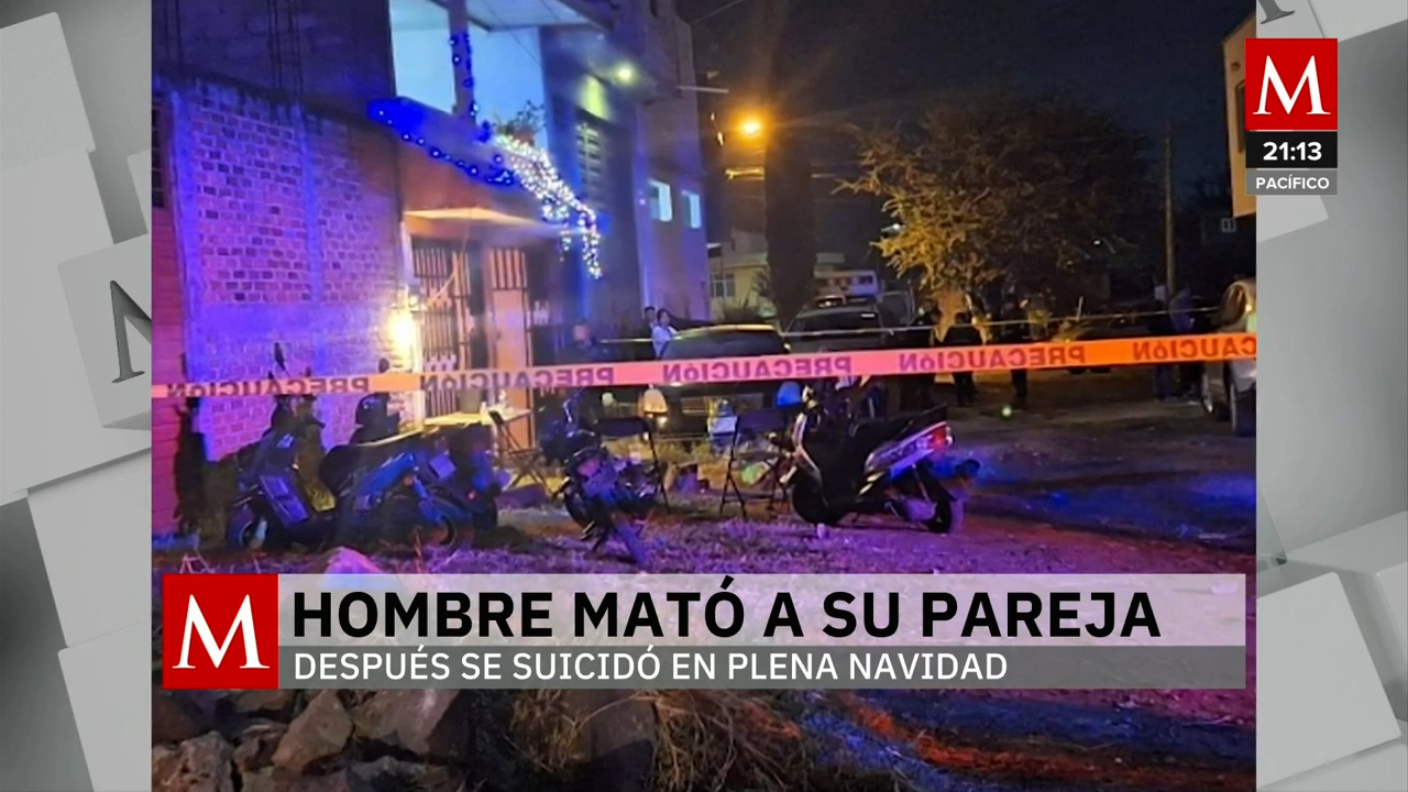 Hombre mata a su pareja y se suicida en Navidad en Los Reyes, Edomex