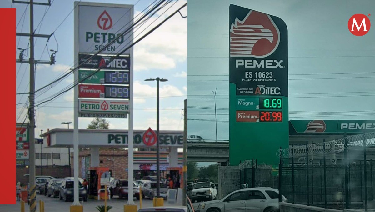 Precio de la gasolina en estaciones de servicio de Tamaulipas.