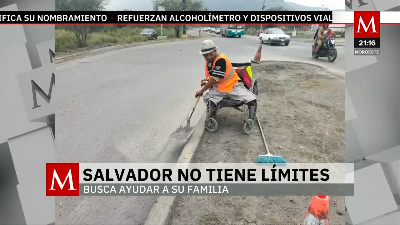 Salvador Sánchez, un hombre que enfrenta la vida con coraje y supera las adversidades