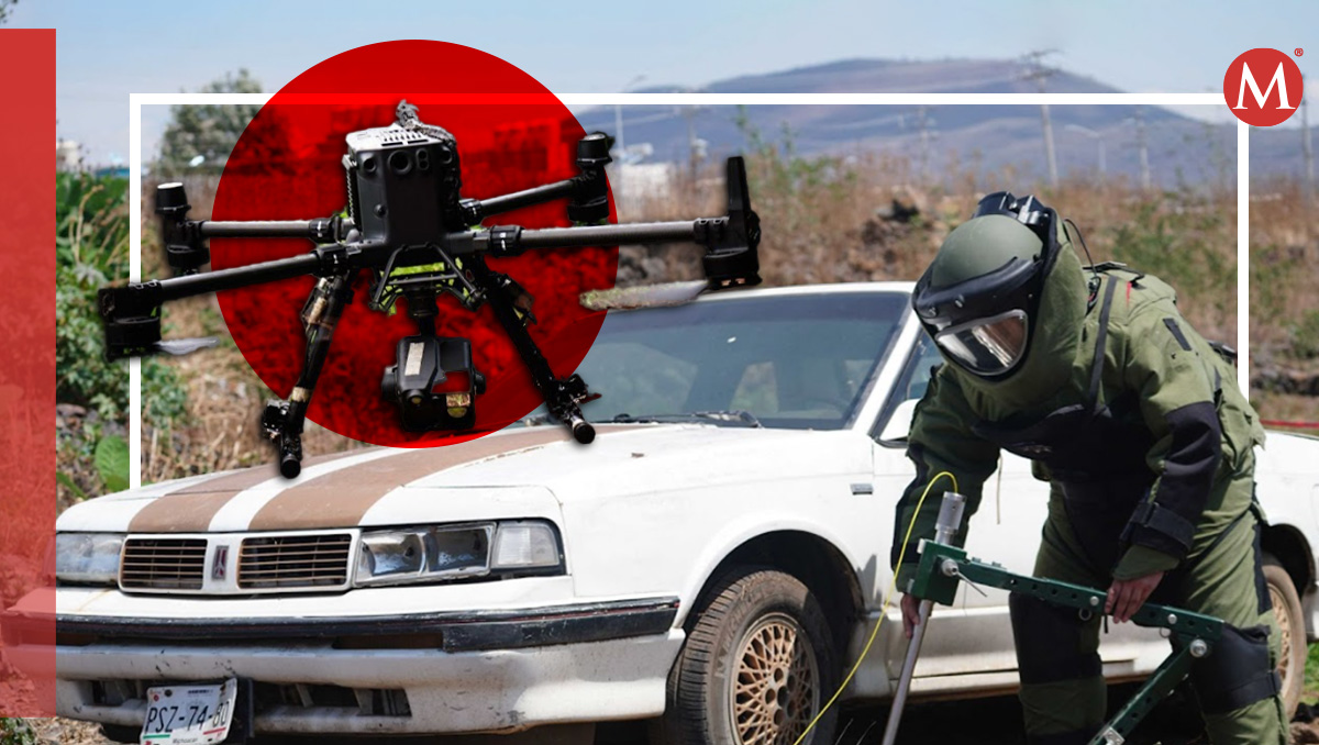 Cárteles mexicanos usan drones para sus operaciones ilegales (Diseño: Antonio Texta).