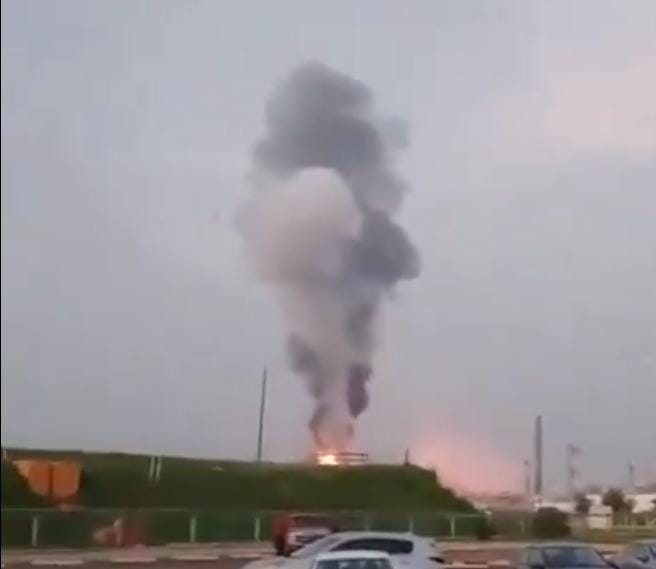 Falla en complejo petroquímico de Pemex en Veracruz