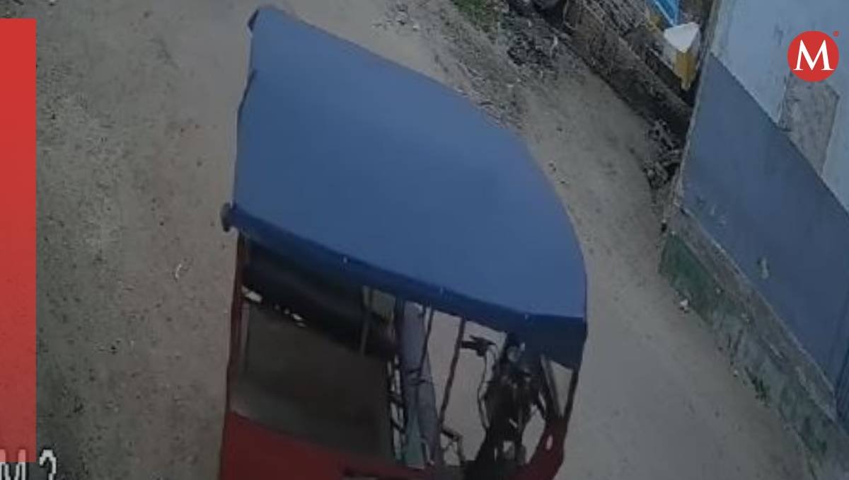 Un mototaxi se condujo solo en el municipio de Celestún, Yucatán, y fue grabado en video | Especial