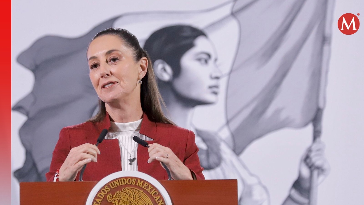 La Presidenta en su conferencia del 26 de diciembre en Palacio Nacional. | Ariel Ojeda