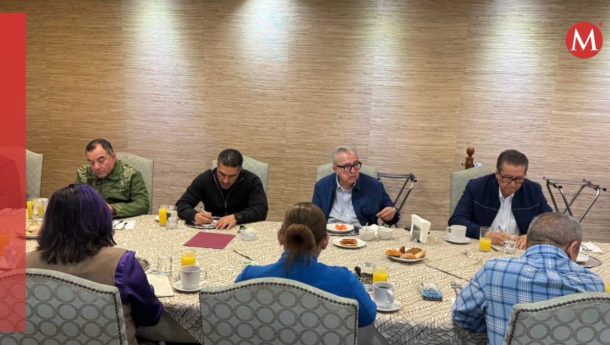 El secretario García Harfuch y el gobernador de Sinaloa en la mesa para Construcción de Paz | Especial