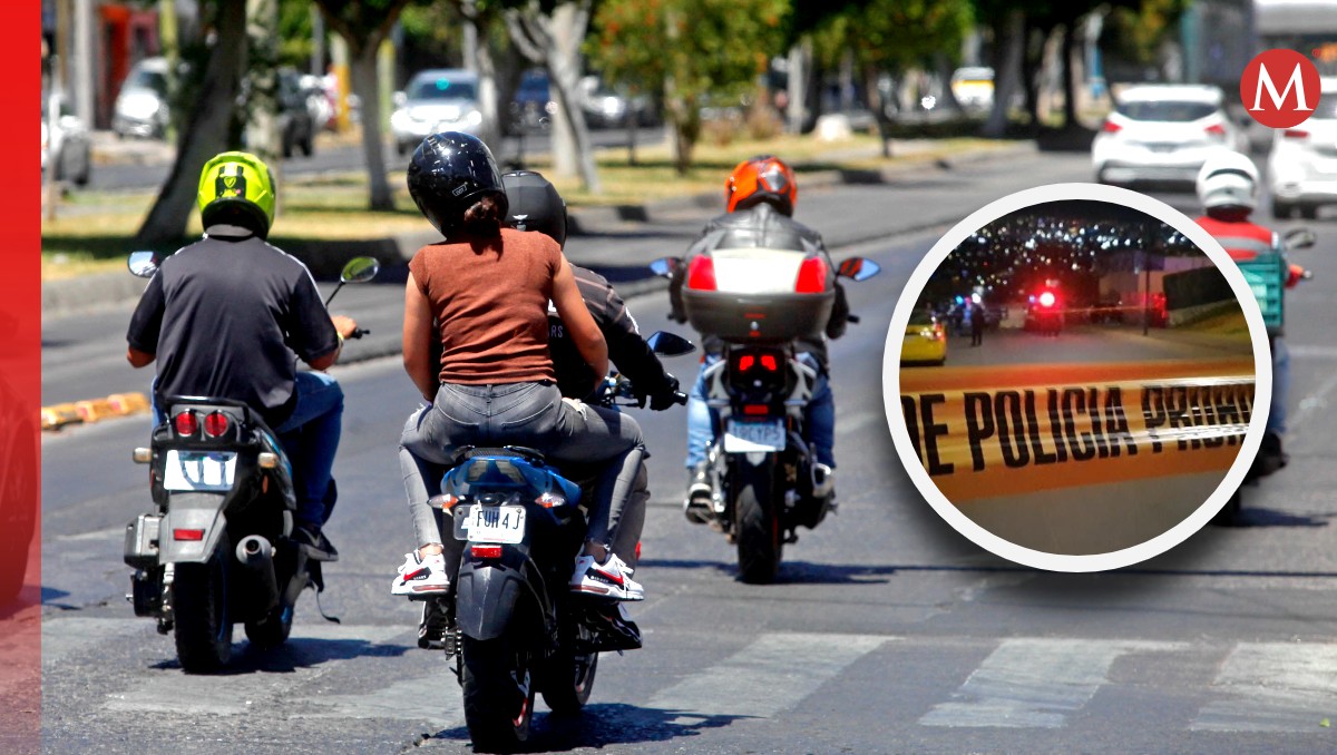 Choque entre motociclistas deja un menor muerto en Tlaquepaque este jueves (Fotos: Fernando Carranza y Pablo Núñez | Diseño: Milenio)