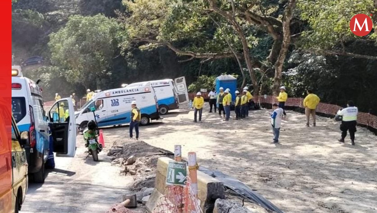 El ministerio de Obras informó sobre los cuatro trabajadores lesionados. (Foto: X @ObrasPublicasSV)