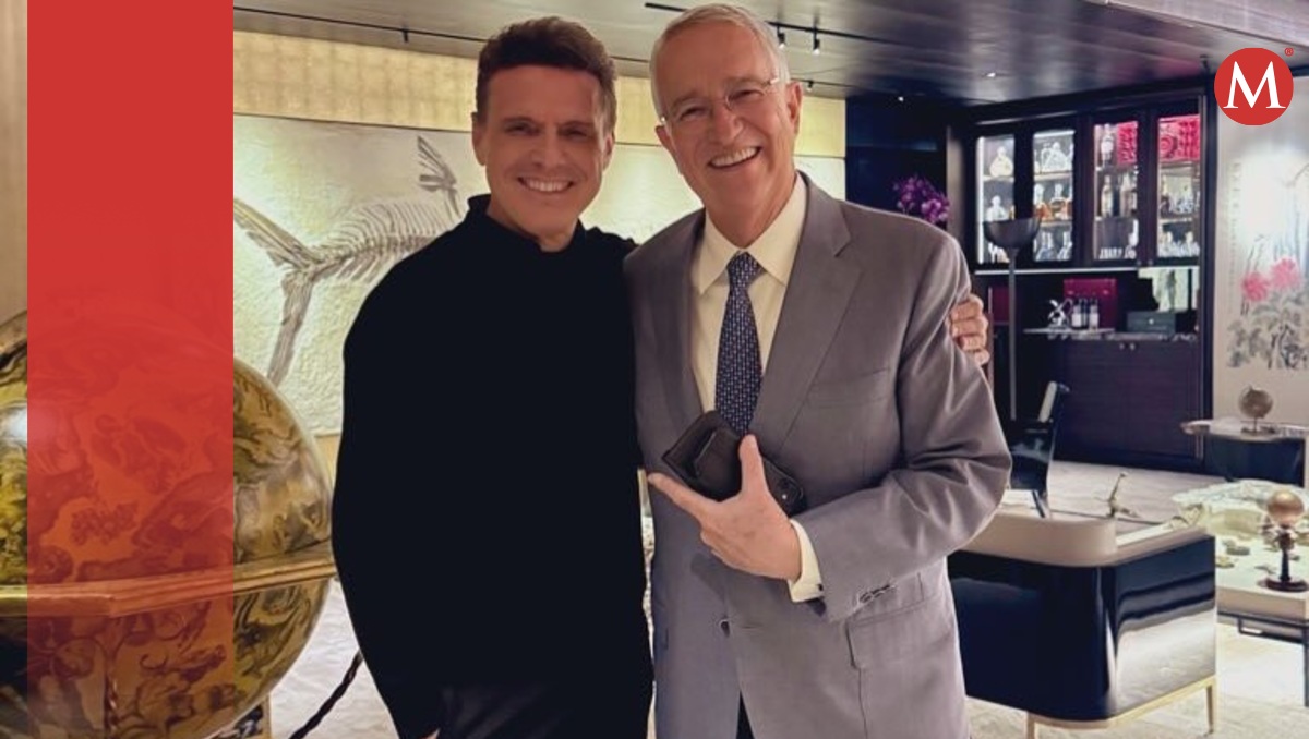 Ricardo Salinas Pliego comparte fotografía con Luis Miguel | ESPECIAL