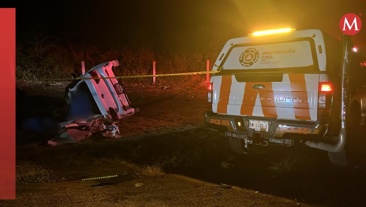 El accidente ocurrió sobre el kilómetro 60 de la carretera Monterrey-Nuevo Laredo. Especial