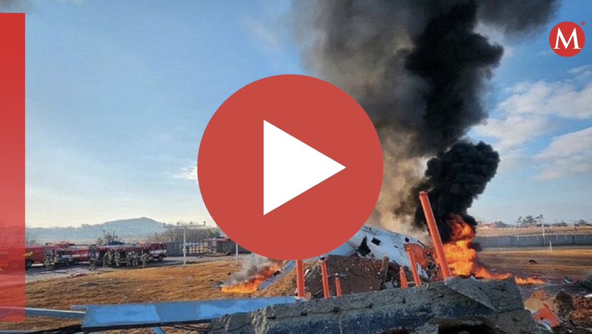 Avión se accidente en Corea del Sur