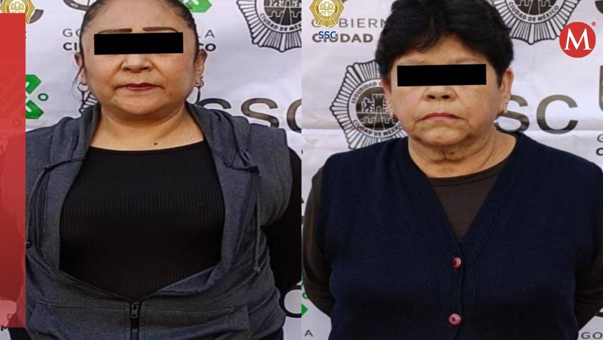 Las dos mujeres, de 59 y 60 años, fueron detenidas en la Lagunilla (Fotos: SSC)