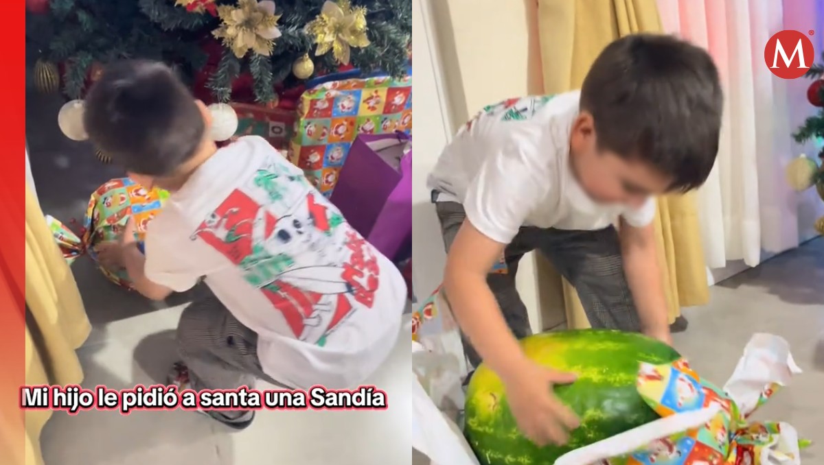 Niño pide sandía de regalo de Navidad y se vuelve viral | Especial