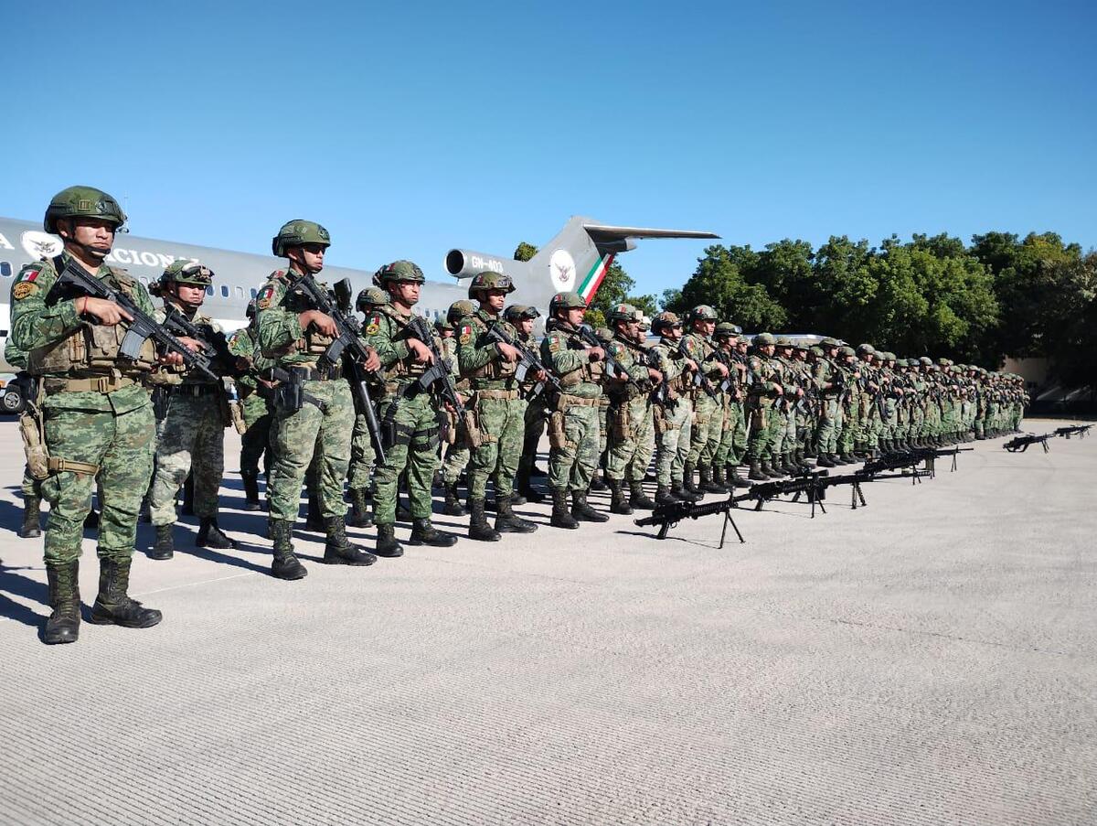 Este refuerzo representa una medida estratégica del Gobierno Federal para contener la violencia en Sinaloa | Especial