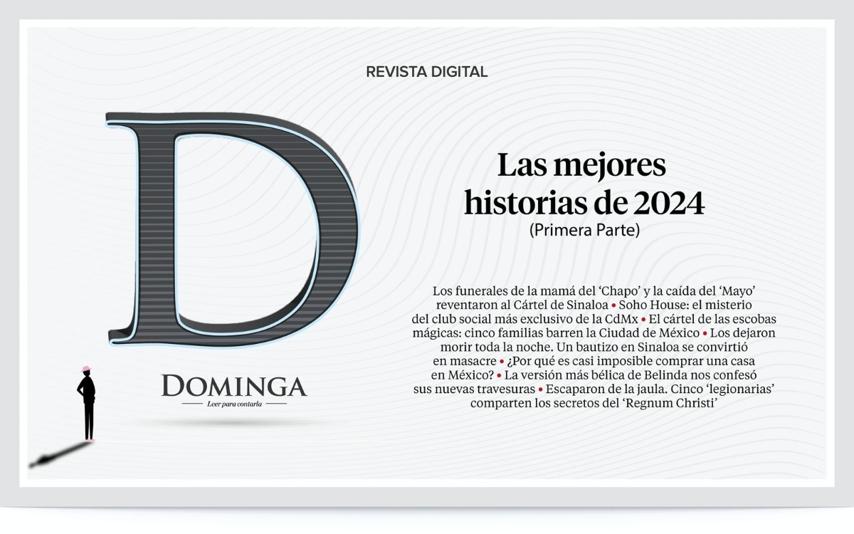 Una revista exclusivamente digital. Cada semana te mostramos una tanda de historias que retratan nuestro tiempo. Acércate, pícale, sugiérenos temas.