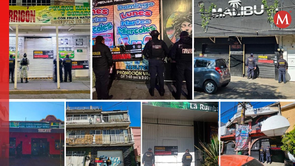 En Tlalnepantla sólo aseguraron dos establecimientos más. Foto: (Especial)