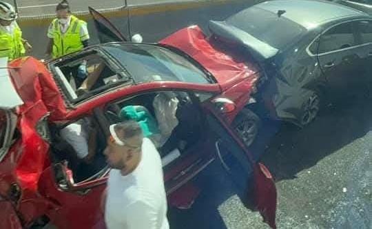El saldo reportado es de cuatro personas lesionadas | Foto: Especial