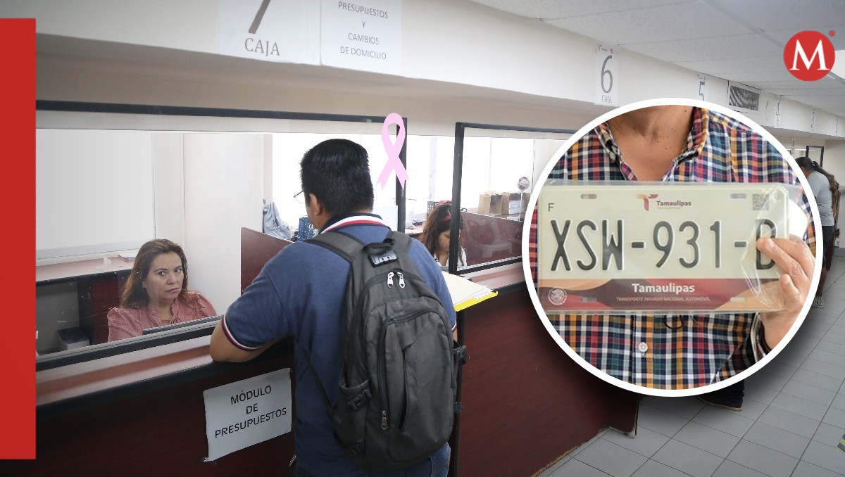 Pago de placas de circulación en Tamaulipas.