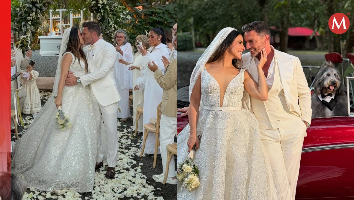 Así fue el vestido de novia de Valeria Marín de su boda con Julián Gil | Instagram