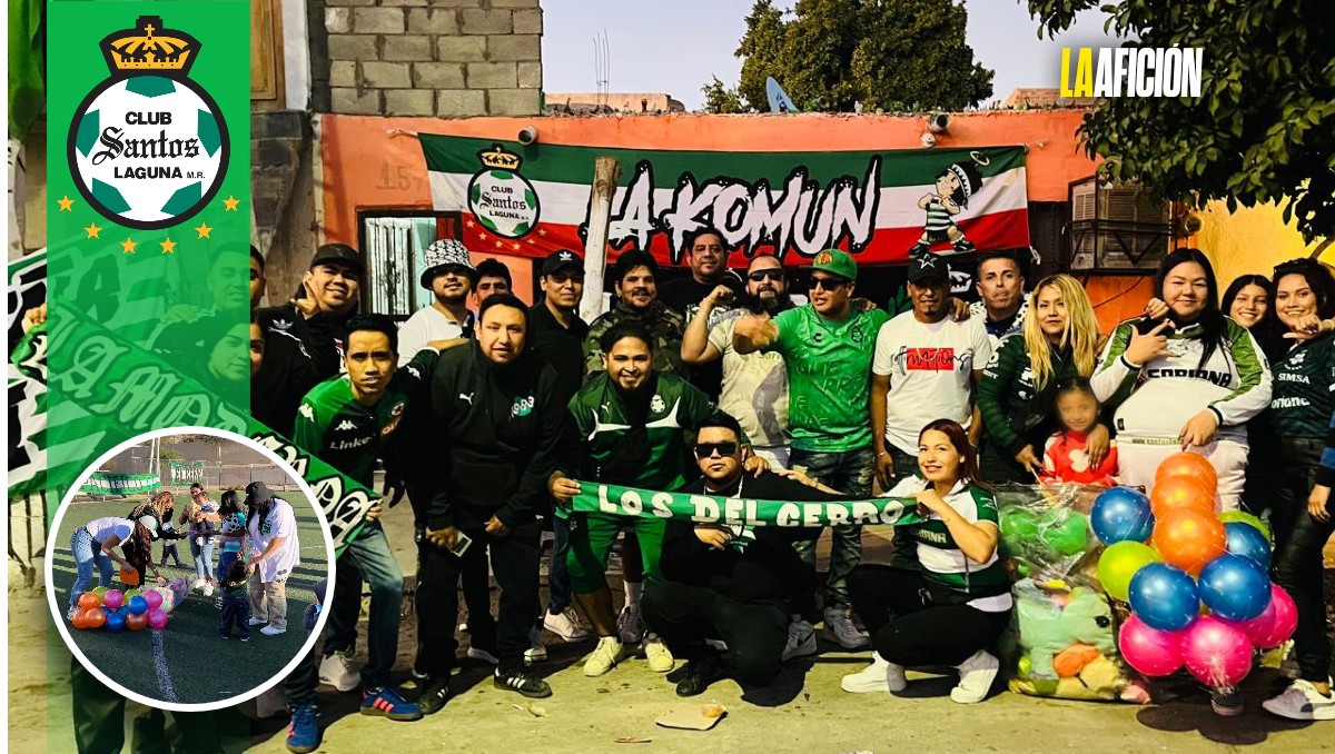 Integrantes de La Komún regalaron juguetes en el Barrio La Lupita (Especial)