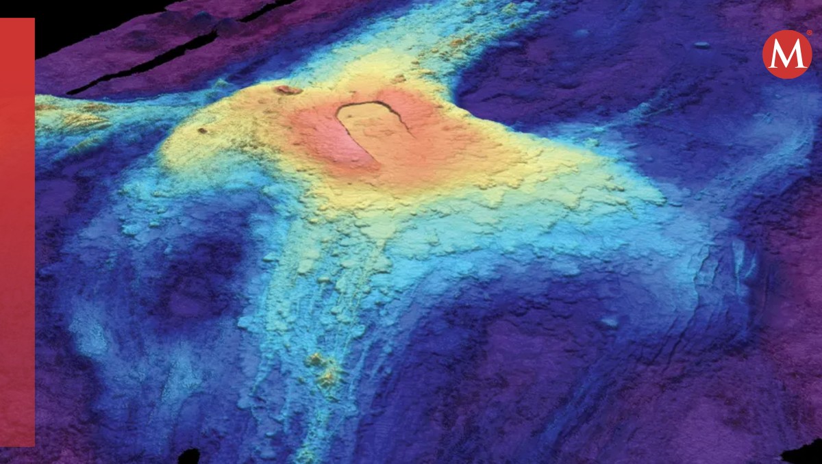 Mapa batimétrico en 3D del monte submarino Axial en julio de 2014 | Science News