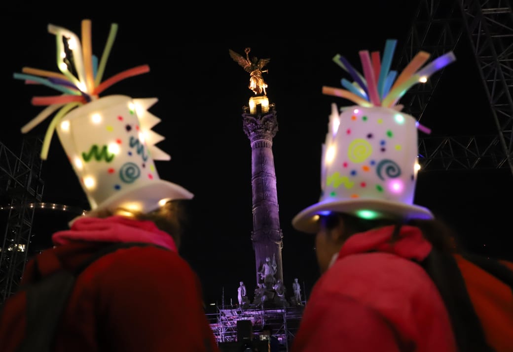 La cita fue el 31 de diciembre en el Ángel de la Independencia | Jesús Quintanar