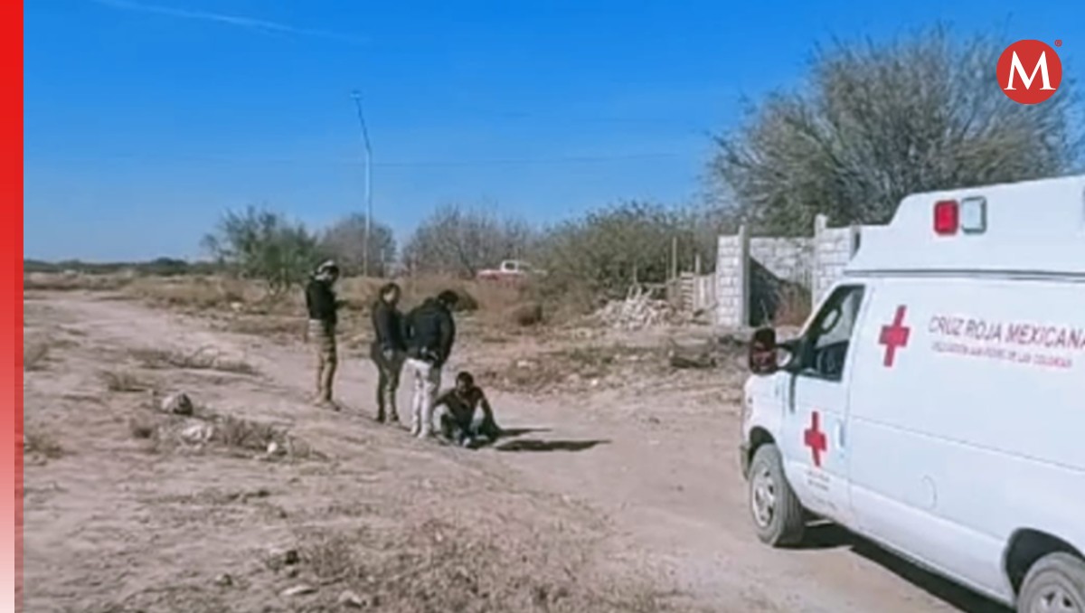 Paramédicos atendieron y llegaron al camino en San Pedro, Coahuila (Especial)