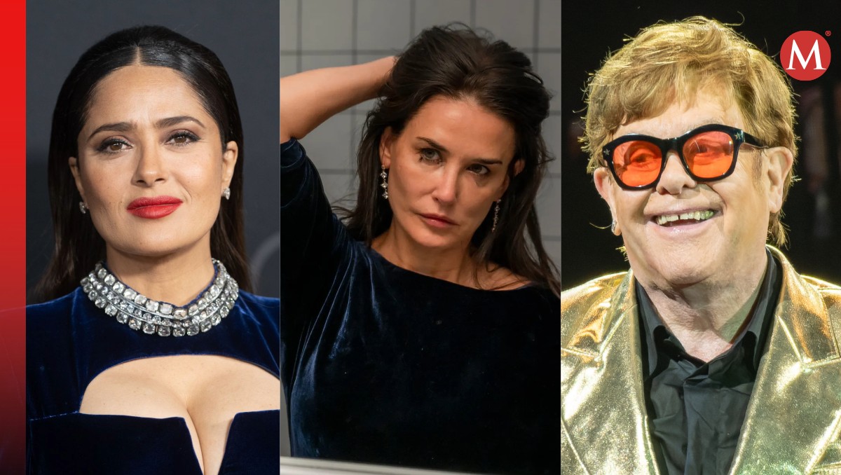 Elton John y todos los presentadores de los Globos de Oro 2025