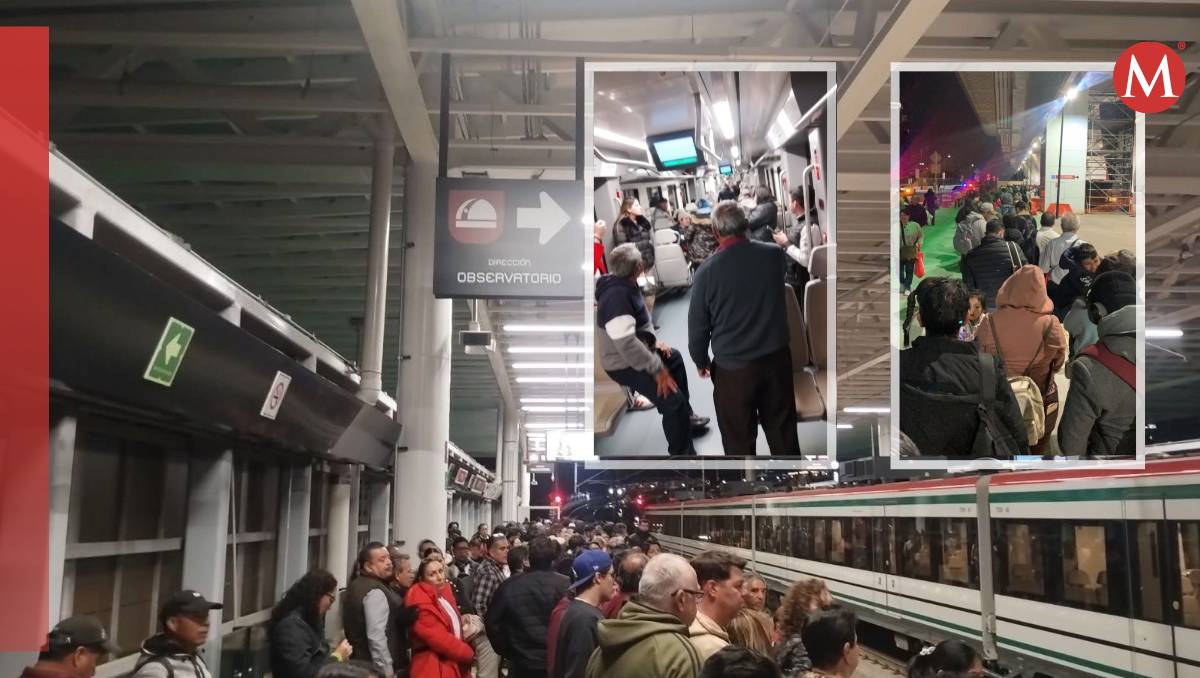 Usuarios del Tren Interurbano México-Toluca denuncian fallas en estación Santa Fe. | Fotos: Mellissa López