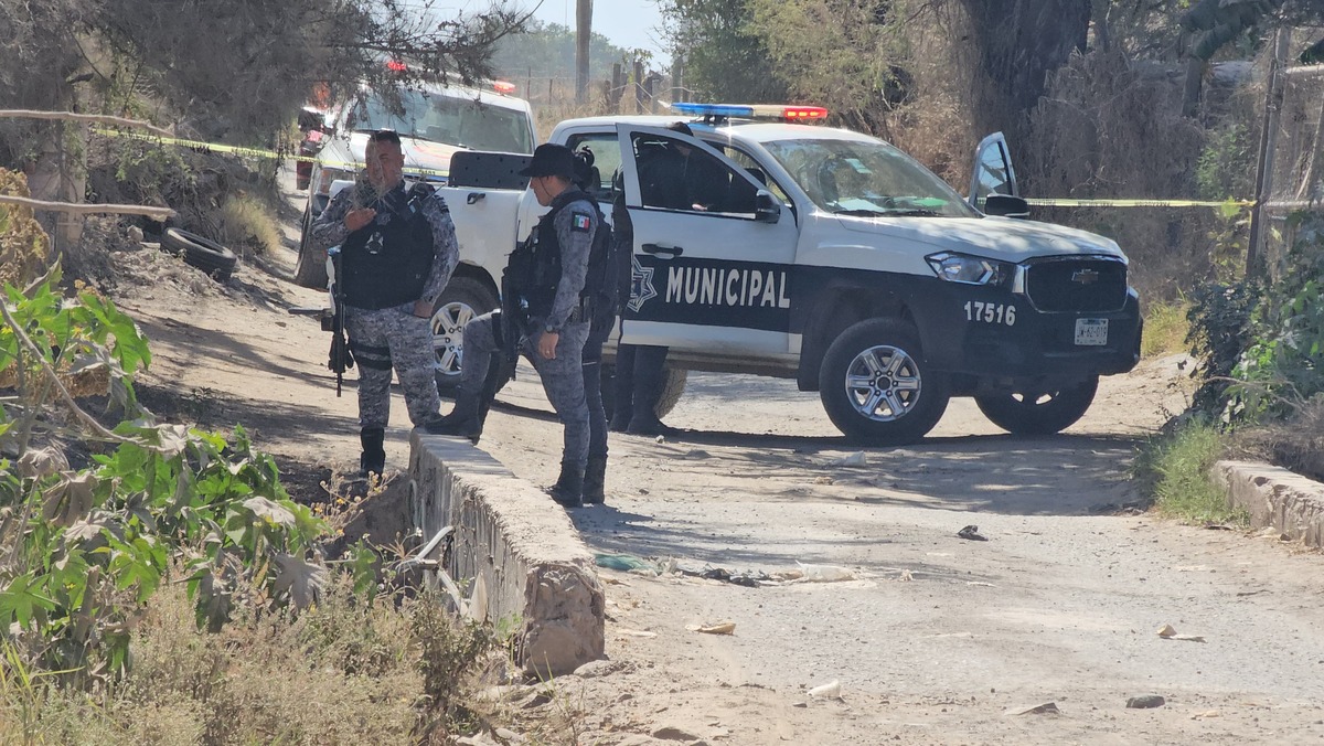 El hallazgo ocurrió en un canal de la  colonia Olivos II. (Juan Carlos Munguía)